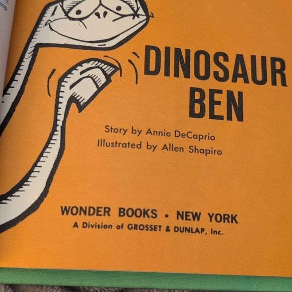 Vintage 60s Dinosaur Ben, The Rabbit, The Sandwich preschool books MCM - Picture 3 of 15
